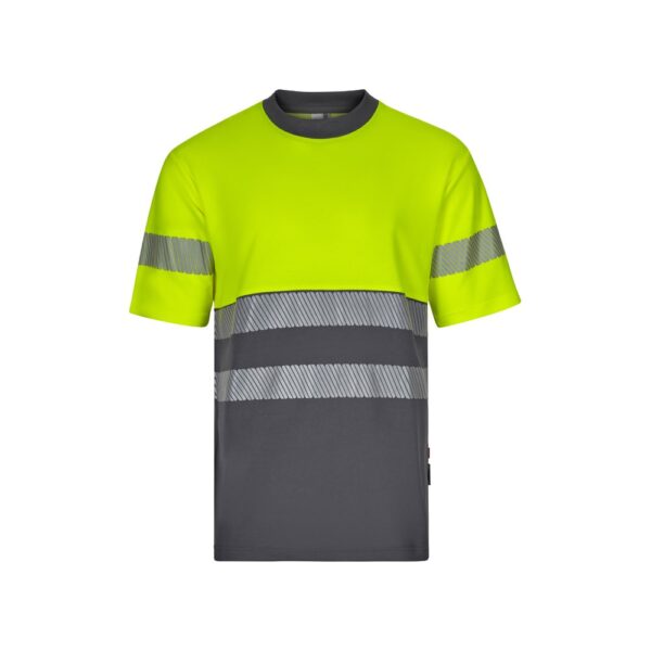 VL BASTET. Two-tone piqué T-shirt (150g/m²), in cotton (55%) and polyester (45%)