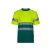 36096_209 VL BASTET. Two-tone piqué T-shirt (150g/m²), in cotton (55%) and polyester (45%)