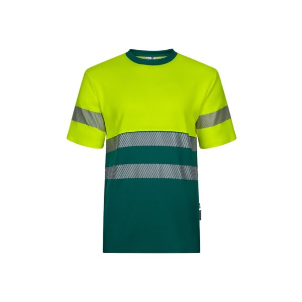 VL BASTET. Two-tone piqué T-shirt (150g/m²), in cotton (55%) and polyester (45%)