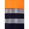 36100_214-e VL ACHELOUS. Two-tone piqué polo shirt (150g/m²) with short sleeves, in cotton (55%) and polyester (45%)
