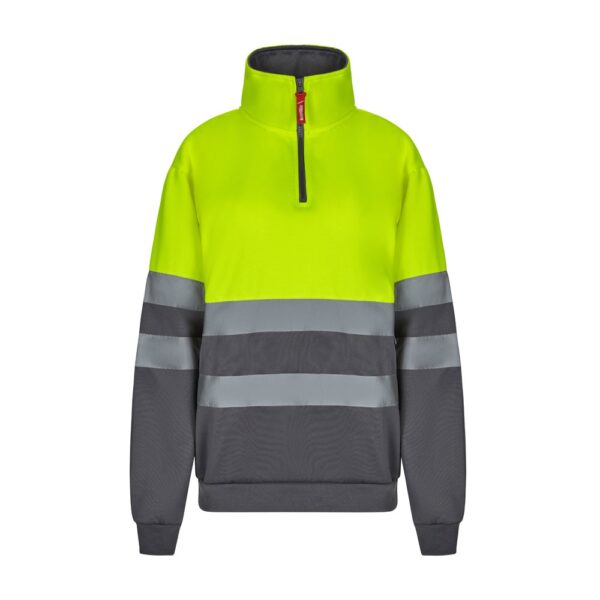 VL THOR. Two-tone sweatshirt (300g/m²) in polyester fleece (100%)