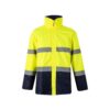 36104_204 VL THEMIS. Two-tone parka (190g/m²), in polyester (100%), with PU coating