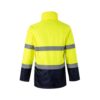 36104_204-b VL THEMIS. Two-tone parka (190g/m²), in polyester (100%), with PU coating