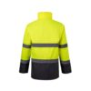 36104_207-b VL THEMIS. Two-tone parka (190g/m²), in polyester (100%), with PU coating