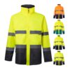 36105_set VL THEMIS LARGE. Two-tone parka (190g/m²), in polyester (100%), with PU coating