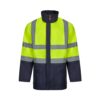 VL JUNO. Two-tone 4-in-1 parka (180g/m²), in polyester (100%) with PU coating
