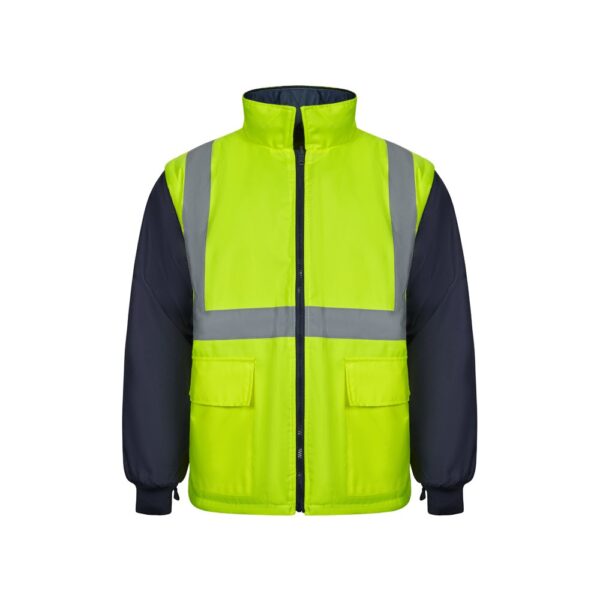 VL JUNO. Two-tone 4-in-1 parka (180g/m²), in polyester (100%) with PU coating