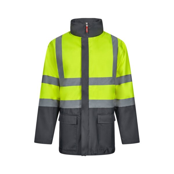 VL JUNO. Two-tone 4-in-1 parka (180g/m²), in polyester (100%) with PU coating