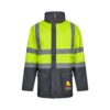 VL JUNO. Two-tone 4-in-1 parka (180g/m²), in polyester (100%) with PU coating