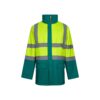 VL JUNO. Two-tone 4-in-1 parka (180g/m²), in polyester (100%) with PU coating