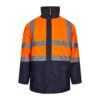 VL JUNO. Two-tone 4-in-1 parka (180g/m²), in polyester (100%) with PU coating