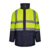 VL JUNO LARGE. Two-tone 4-in-1 parka (180g/m²), in polyester (100%) with PU coating
