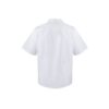 VL DURGA. Short-sleeved poplin (110g/m²) kitchen jacket in cotton (35%) and polyester (65%)