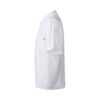 VL DURGA. Short-sleeved poplin (110g/m²) kitchen jacket in cotton (35%) and polyester (65%)