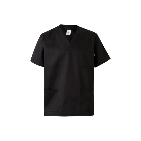 VL ILLAPA. Twill tunic (190g/m²) with short sleeves, in polyester (65%) and cotton (35%)