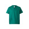 36132_109 VL ILLAPA. Twill tunic (190g/m²) with short sleeves, in polyester (65%) and cotton (35%)