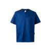 36132_114 VL ILLAPA. Twill tunic (190g/m²) with short sleeves, in polyester (65%) and cotton (35%)