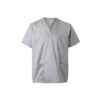 36132_123 VL ILLAPA. Twill tunic (190g/m²) with short sleeves, in polyester (65%) and cotton (35%)