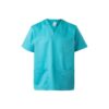 36132_144 VL ILLAPA. Twill tunic (190g/m²) with short sleeves, in polyester (65%) and cotton (35%)