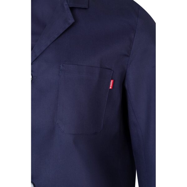 VL DANU. Twill blouse (175g/m²), in cotton (35%) and polyester (65%)