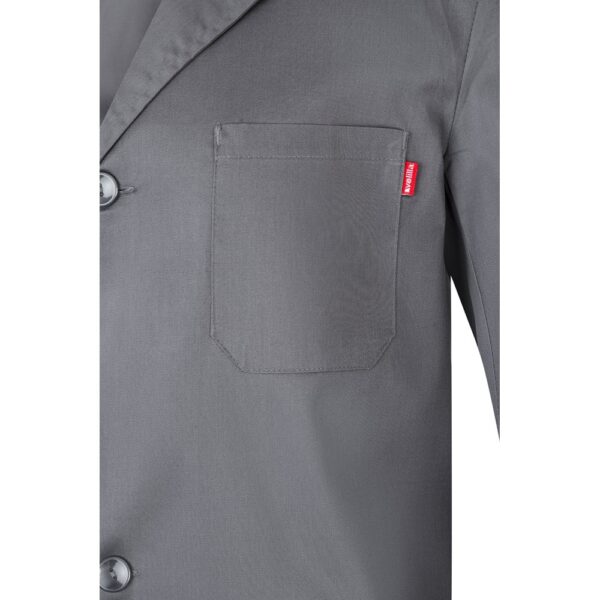 VL DANU. Twill blouse (175g/m²), in cotton (35%) and polyester (65%)