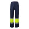 36138_204 VL ARTEMIS. Two-tone trousers, in twill (190g/m²), cotton (20%) and polyester (80%)