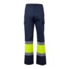 36138_204-b VL ARTEMIS. Two-tone trousers, in twill (190g/m²), cotton (20%) and polyester (80%)