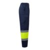 36138_204-d VL ARTEMIS. Two-tone trousers, in twill (190g/m²), cotton (20%) and polyester (80%)