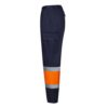 36138_214-c VL ARTEMIS. Two-tone trousers, in twill (190g/m²), cotton (20%) and polyester (80%)
