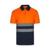 36141_214 VL FORTUNA. Bird-eye polo shirt (140g/m²) with short sleeves, in polyester (100%)