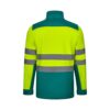 VL HESTIA. Two-tone soft shell jacket (280g/m²), in polyester (96%) and elastane (4%)