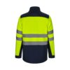 36145_204-b VL HESTIA LARGE. Two-tone soft shell jacket (280g/m²), with fleece lining and TPU membrane, in polyester (96%) and elastane (4%)