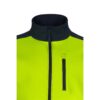 36145_204-e VL HESTIA LARGE. Two-tone soft shell jacket (280g/m²), with fleece lining and TPU membrane, in polyester (96%) and elastane (4%)