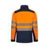 36145_214-b VL HESTIA LARGE. Two-tone soft shell jacket (280g/m²), with fleece lining and TPU membrane, in polyester (96%) and elastane (4%)