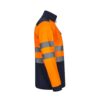 36145_214-d VL HESTIA LARGE. Two-tone soft shell jacket (280g/m²), with fleece lining and TPU membrane, in polyester (96%) and elastane (4%)