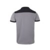 36148_113-b VL VELES. Two-tone stretch piqué polo shirt (200g/m²) with short sleeves, in polyester (96%) and elastane (4%)