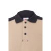 36148_131-f VL VELES. Two-tone stretch piqué polo shirt (200g/m²) with short sleeves, in polyester (96%) and elastane (4%)