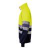 36149_204-c VL THOR LARGE. Two-tone sweatshirt (300g/m²) in polyester fleece (100%)