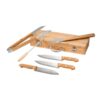 KABSA. Set of barbecue utensils in bamboo box