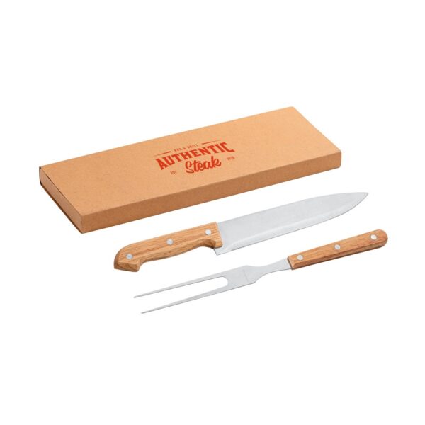 SALSA. Two-piece barbecue set