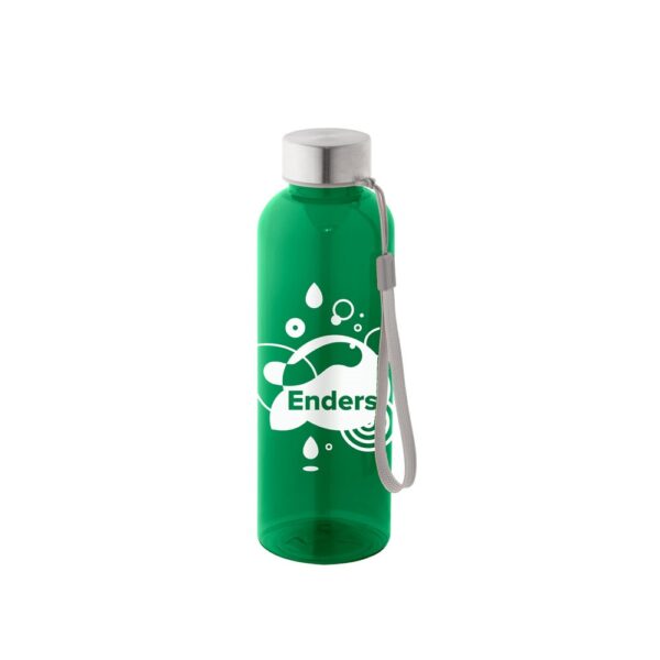 ENDERS M. Recycled PET (100% rPET) bottle with glossy translucent finish 600 mL