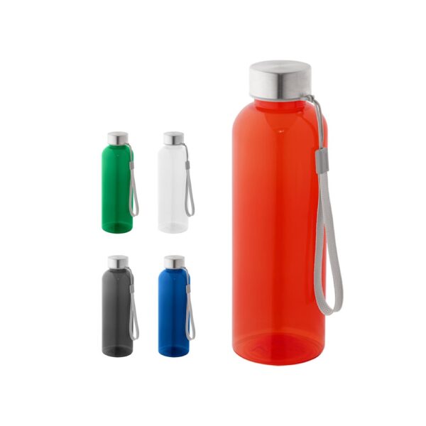 ENDERS M. Recycled PET (100% rPET) bottle with glossy translucent finish 600 mL