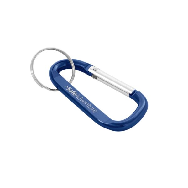 MATTHEW. Aluminium carabiner with keyring