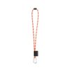 75089_360 75089. SET Lanyard TUBE Long (Ø 7 mm) with D-shape carabiner 55 mm and safety lock Ø 7 mm