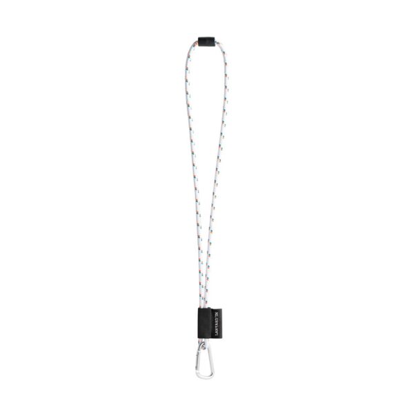 75091. SET Lanyard NAUTIC Long (Ø 7 mm) with D-shape carabiner 55 mm and safety lock Ø 7 mm