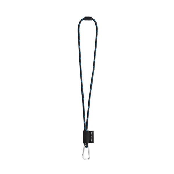 75091. SET Lanyard NAUTIC Long (Ø 7 mm) with D-shape carabiner 55 mm and safety lock Ø 7 mm