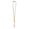 75096_333 75096. SET Lanyard CORK Long (Ø 5 mm) with Hook Trigger Snap 9 mm and safety lock Ø 5 mm