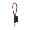 75125_355 SET Lanyard TUBE Short (Ø 7 mm) with Hook Trigger Snap 9 mm