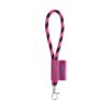 75125_355-logo SET Lanyard TUBE Short (Ø 7 mm) with Hook Trigger Snap 9 mm