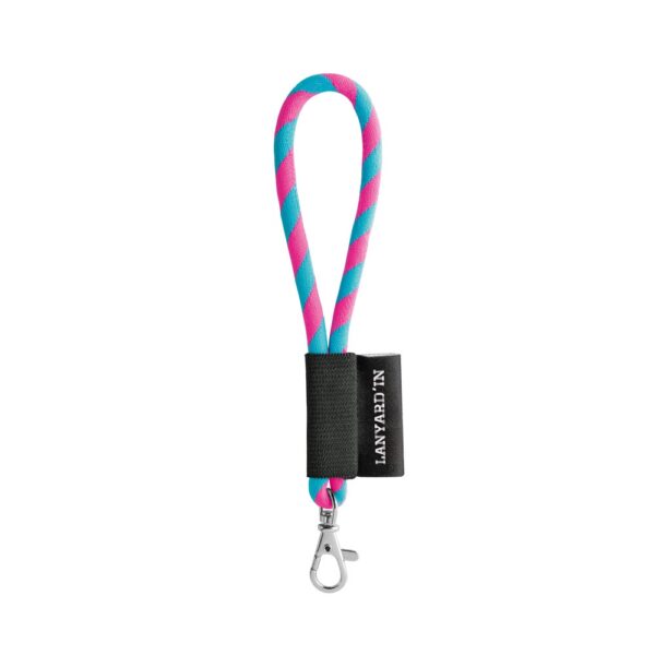 75125_365 SET Lanyard TUBE Short (Ø 7 mm) with Hook Trigger Snap 9 mm